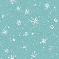 Seamless Snowflake Pattern N3