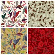 seamless floral backgrounds set N10