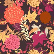Seamless floral background N75