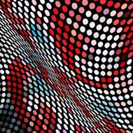 abstract colorful polka dot style background