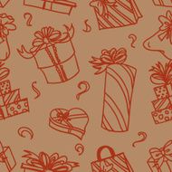 Seamless background - gift and premium