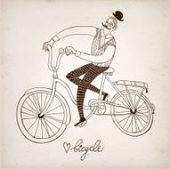 Retro cyclist N2