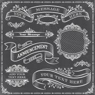 Chalkboard Elements Set