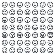 Emoji icons set 1