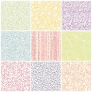 Hand drawn patterns set N2
