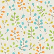 Seamless pattern with leaves N25
