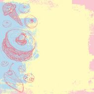 Dessert background