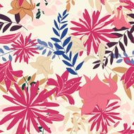 Seamless floral background N76