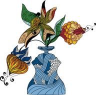 Vase of flowers N8