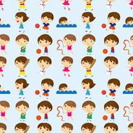 sport seamless pattern N2