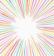 lines drawn in felt colored pens for marketing N4
