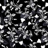 Seamless floral background N78