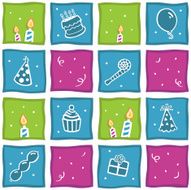 Seamless Birthday Background N2