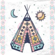 Tribal native American set of symbols N12