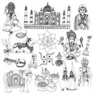 India sketch set N3