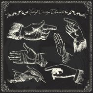 Doodle Frames and design elements Hand pointing