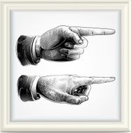 Hand With Pointing Finger N3