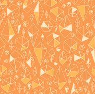 Abstract Crystals Seamless Pattern Background