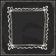 Doodle frame Chalkboard N29
