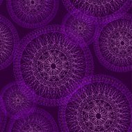 Seamless abstract doodle flower pattern in vector N4