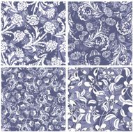 Seamless floral pattern set N17