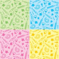 art seamless patterns