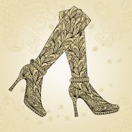 fashion boots background