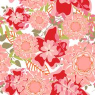 Seamless Floral Pattern N402