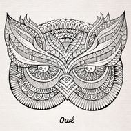 Decorative ornamental Owl head N3