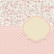 Template frame design for greeting card N54