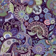 Lilac seamless floral pattern