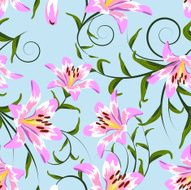 Seamless Floral Pattern N411