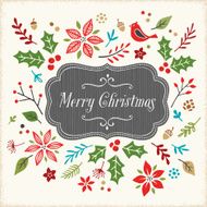 Retro Christmas Frame