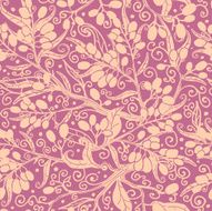 Golden berries seamless pattern
