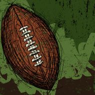 sketchy football background