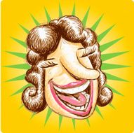 laughing people series woman