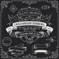 Chalkboard Banners and Elements