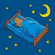 Sleeping Kid Flying Bed N2