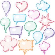 Speech bubbles N55