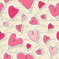 pattern of hearts vector eps 10 N2