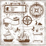 old map doodles