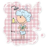 Girl in the shower N2