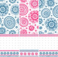 Beautiful vintage floral ornate banners N2
