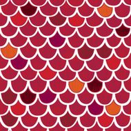 Roof tiles seamless pattern