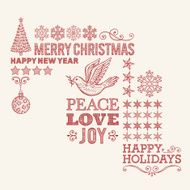 Hand Drawn Christmas Card N31
