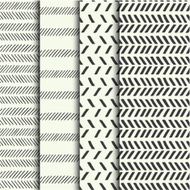 Set of four seamless hand drawn textures N2