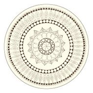 Mandala Round Ornament Pattern N3