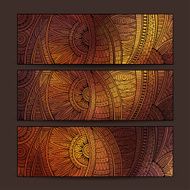 ethnic pattern card set N2