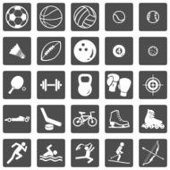 Vector Set of Sport Icons N16