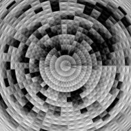 abstract black and white round style check shape background